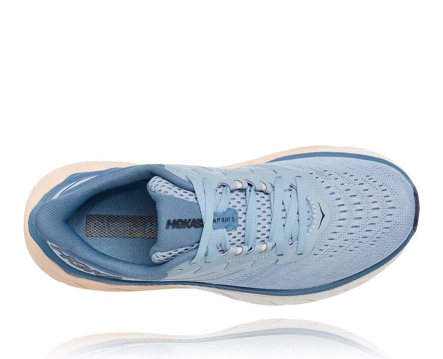 Tenis Hoka One One Feminino Azuis - Arahi 5 - 098-DOCNAY